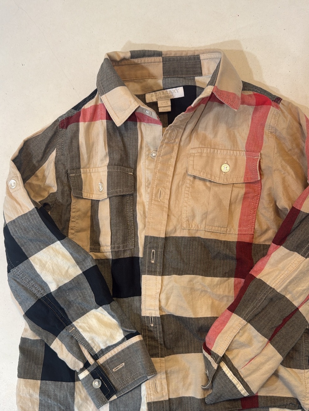 Boys Burberry shirt size 6